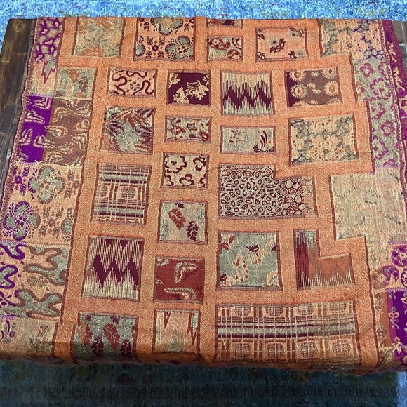 100% oversized wool scarf - Picture 5 of 9